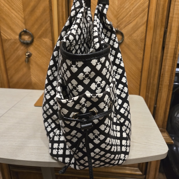 Kate Spade Classic Stevie Baby Bag, Black/Cream/Pink - Picture 4 of 9